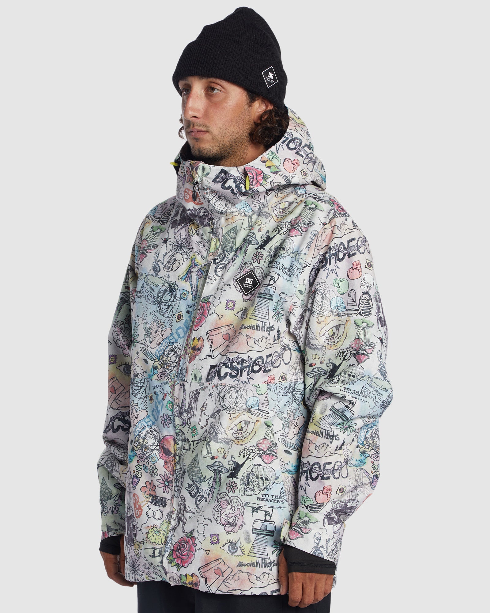 Men's Basis Print Snow Jacket