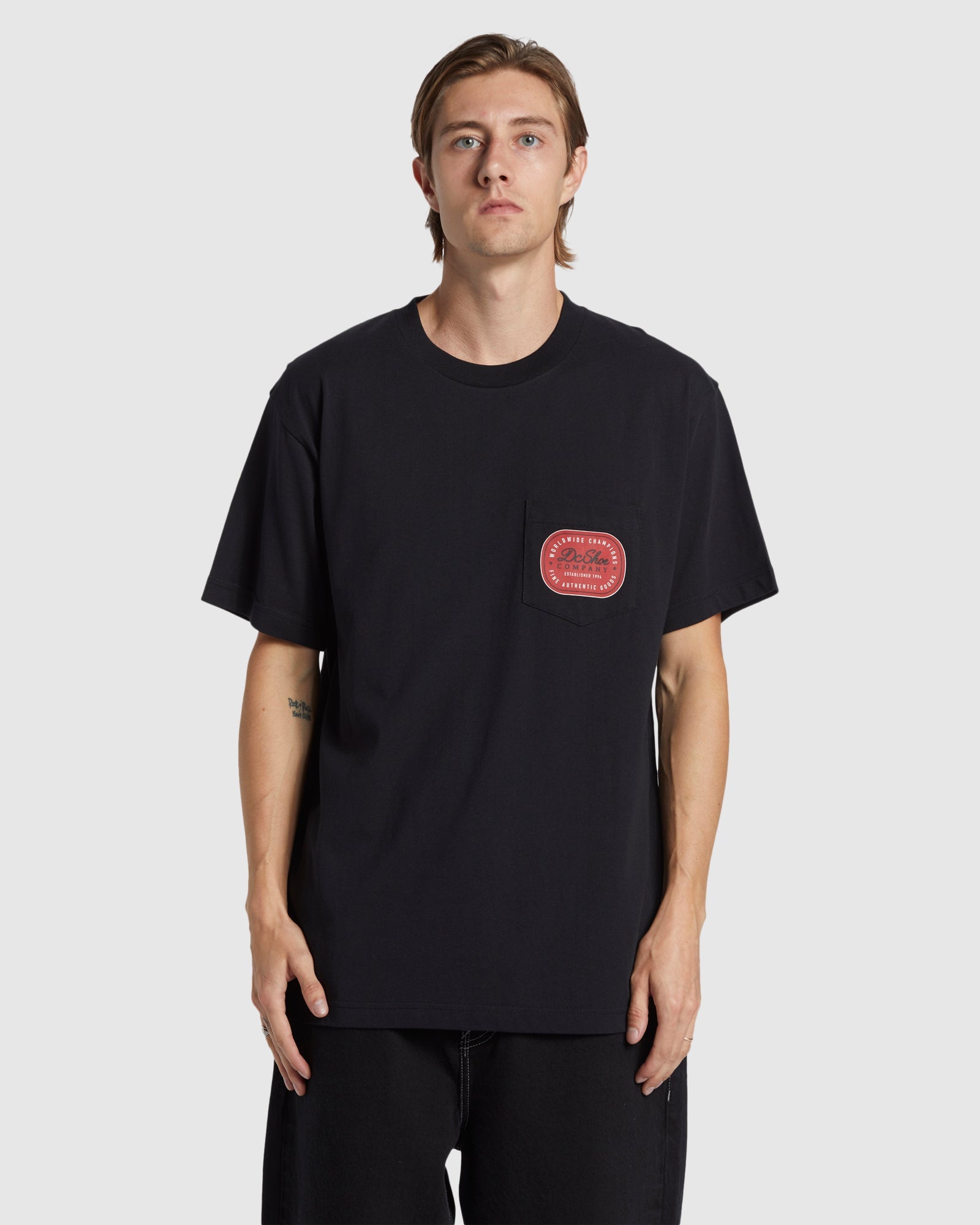 Mens Label It Pocket Heritage Short Sleeve T-Shirt