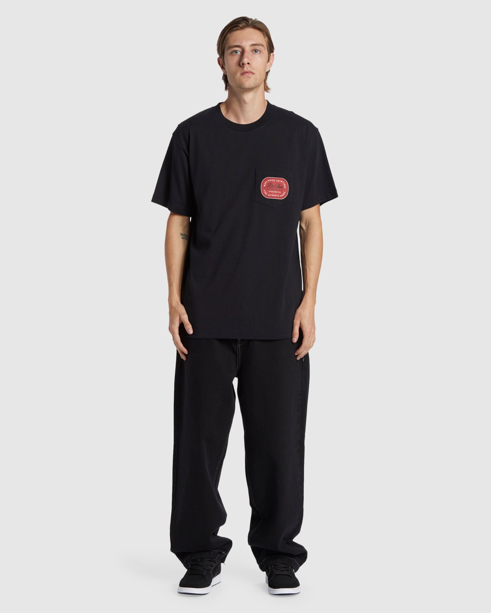 Mens Label It Pocket Heritage Short Sleeve T-Shirt