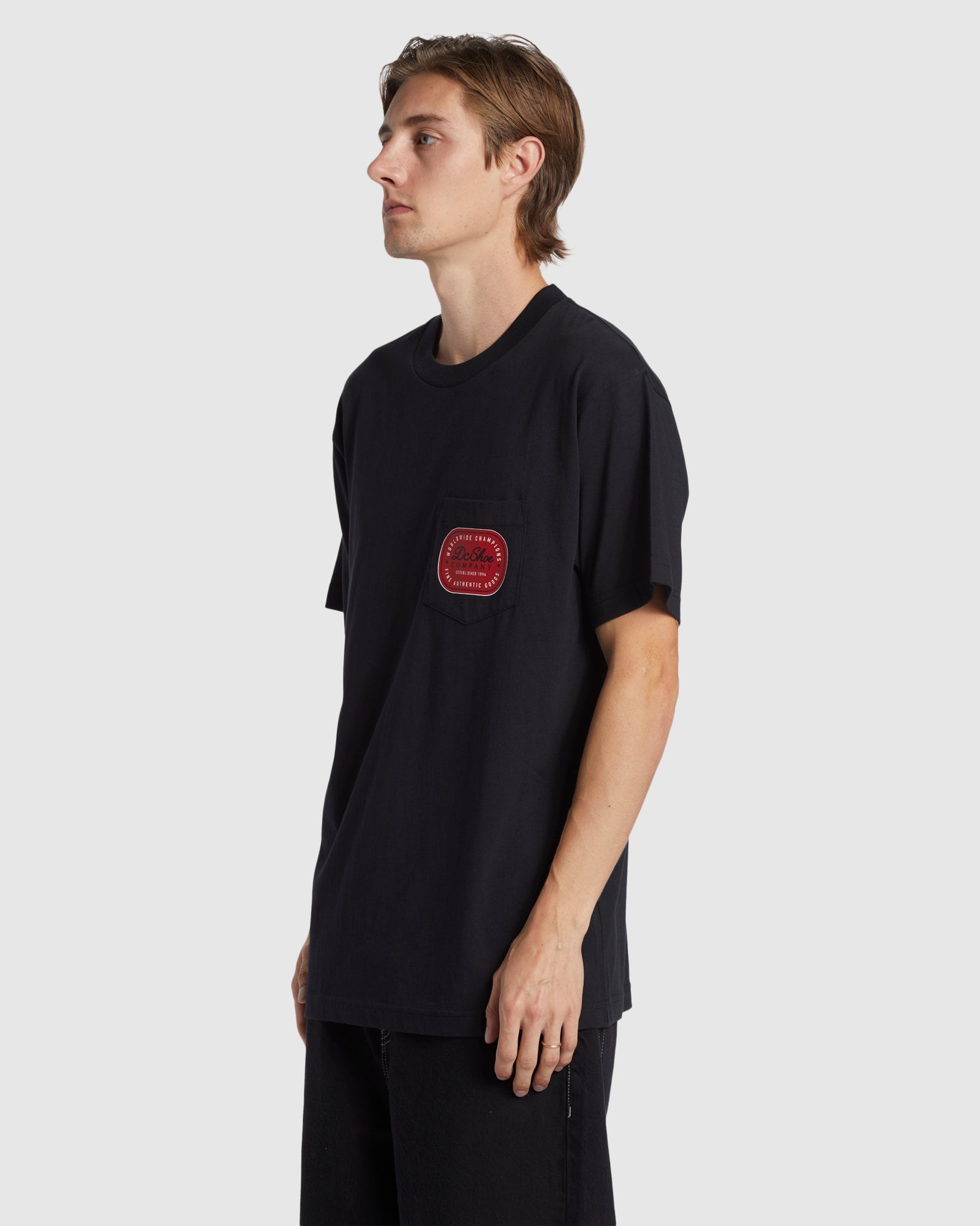 Mens Label It Pocket Heritage Short Sleeve T-Shirt