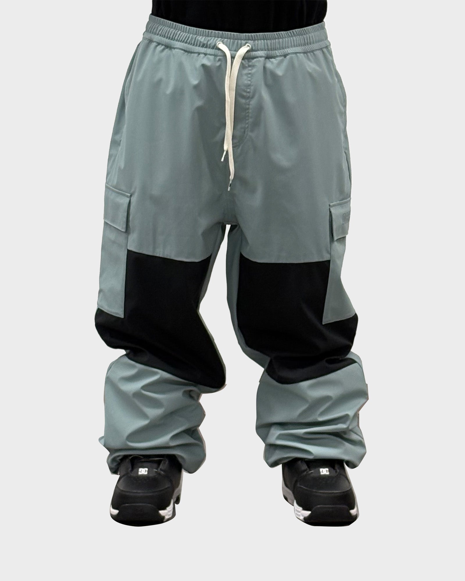 Mens Cargo Block Snow Pants