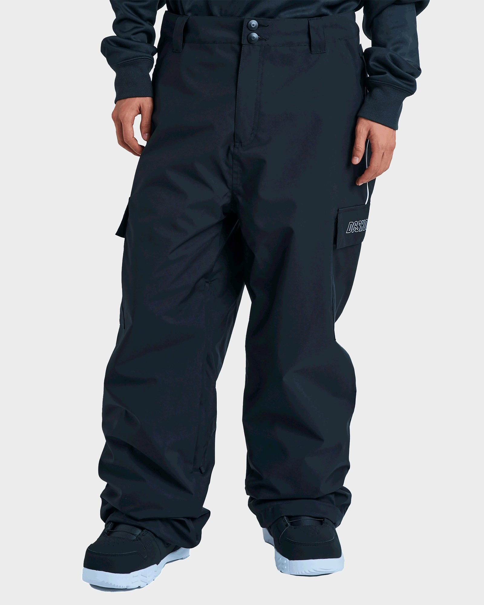 Mens Wide Cargo Snow Pants