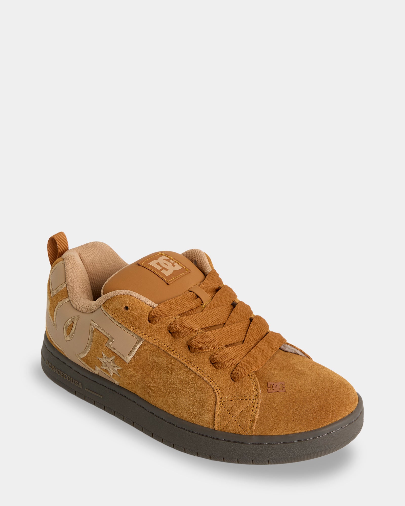Mens Court Graffik Sneakers BROWN/GUM DC Shoes