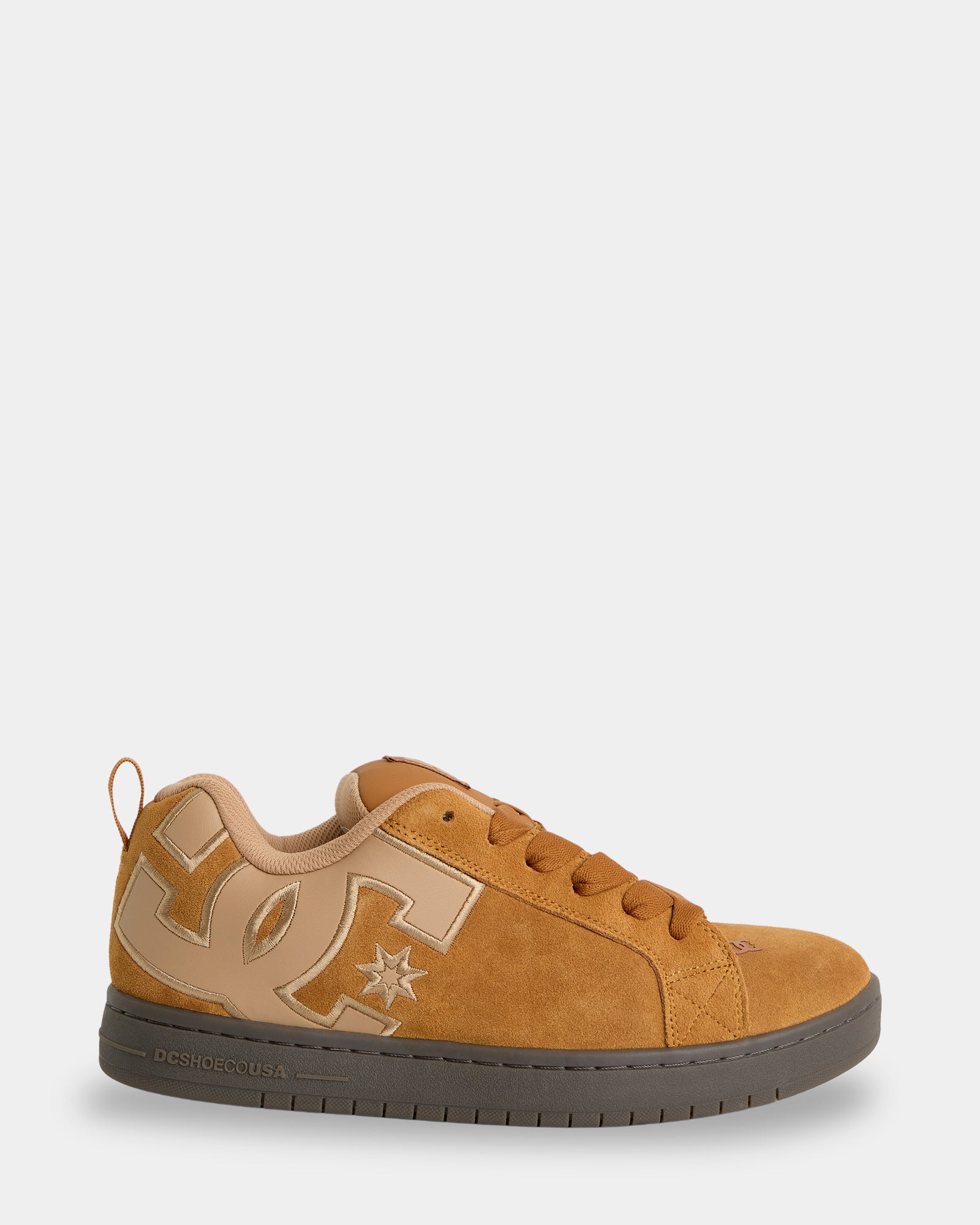 Mens Court Graffik Sneakers BROWN/GUM DC Shoes