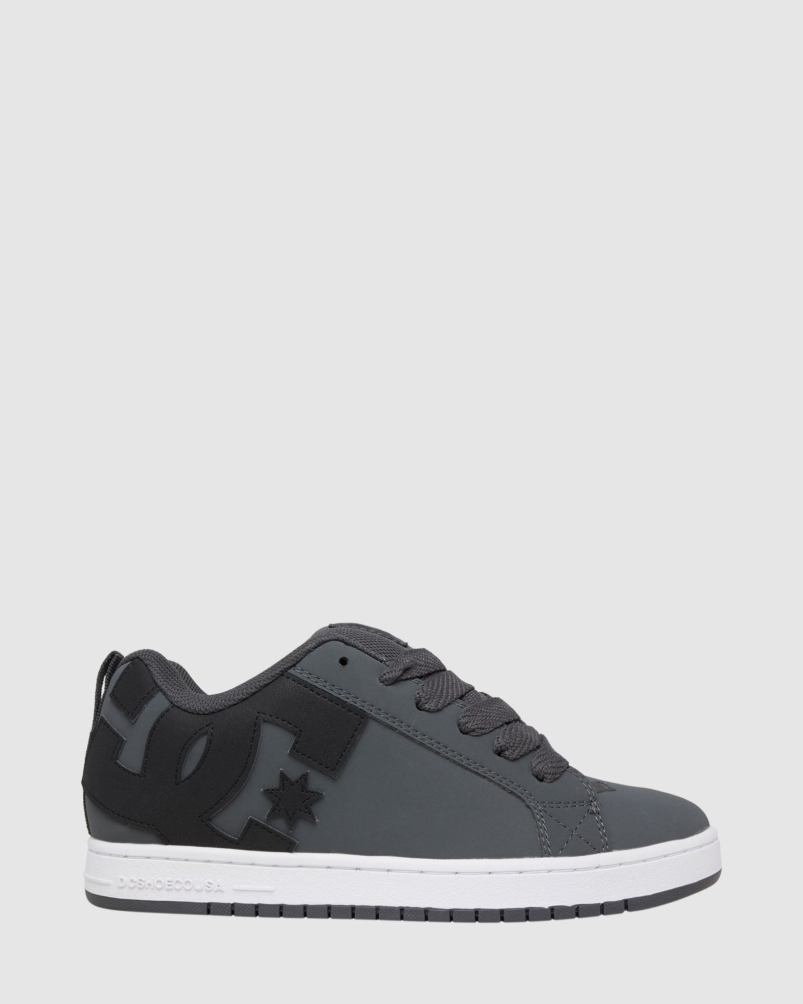 Mens Court Graffik Shoes DK GREY/BLACK/WHITE DC Shoes