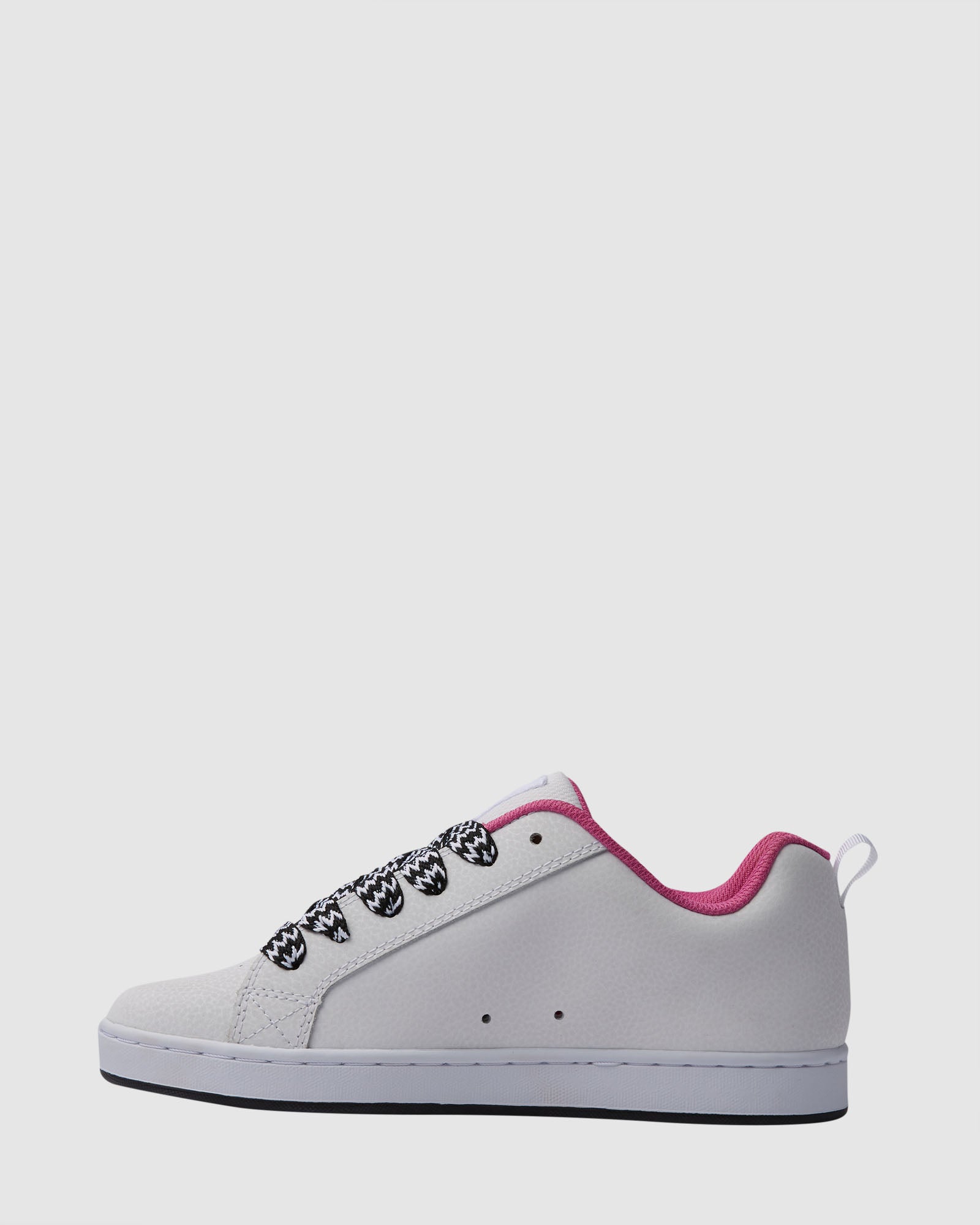 Womens Court Graffik Shoes WHITE/PINK/BATTLESHIP