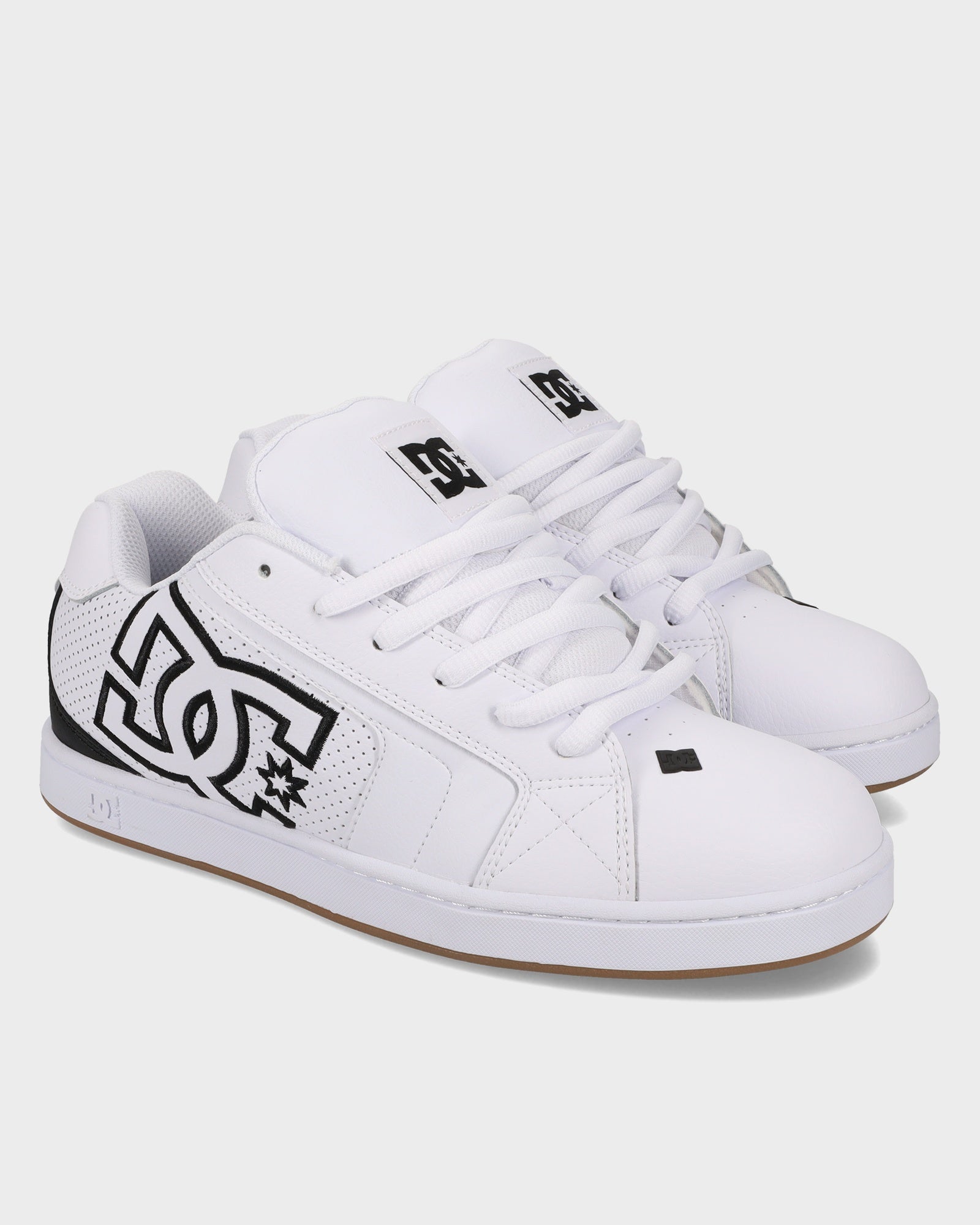 Mens Net Skate Shoes - WHITE/BLACK/GUM / 7 | DC Shoes