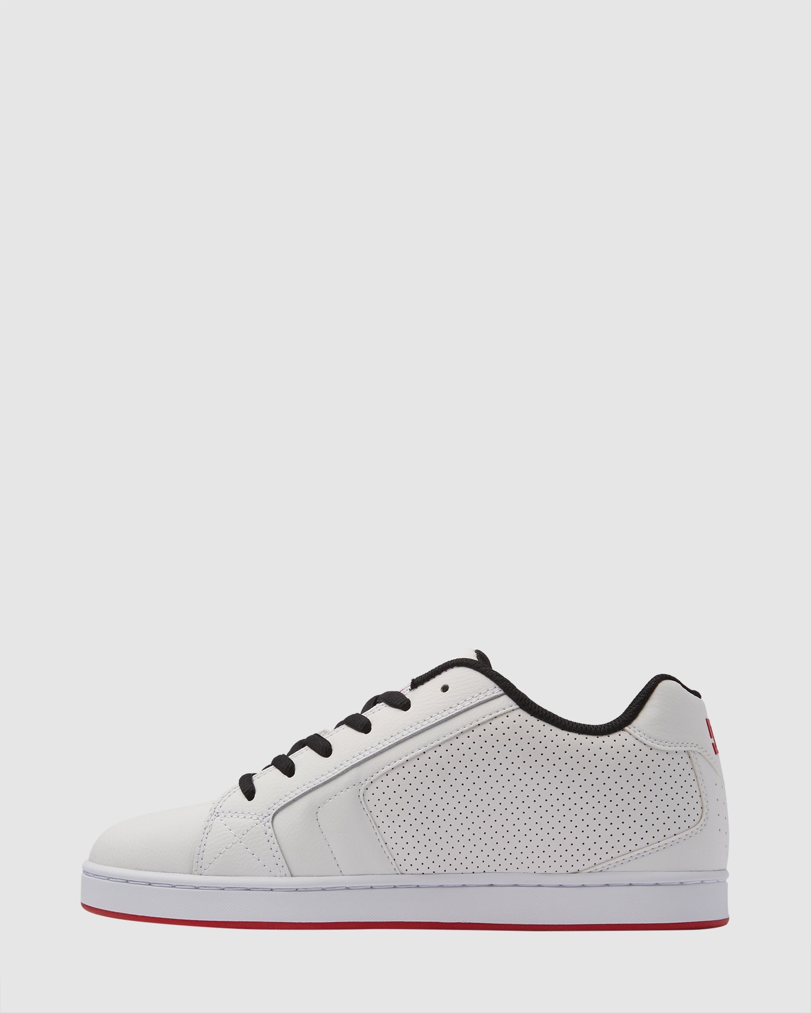 Mens Net Shoes WHITE/BLACK/ATHLETIC RED DC Shoes