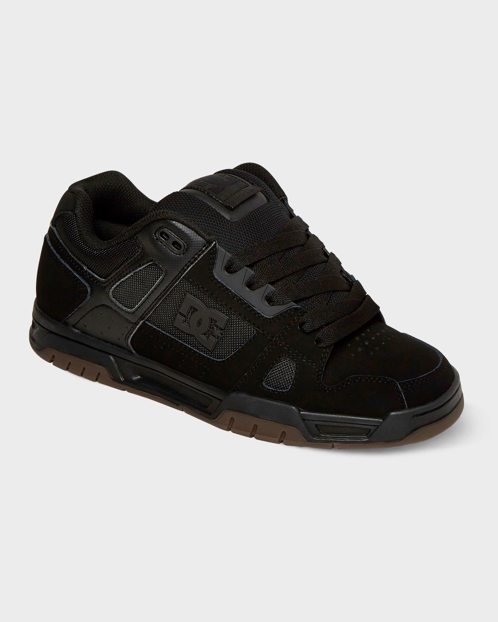 Mens Stag Sneakers - BLACK/GUM / 7 | DC Shoes
