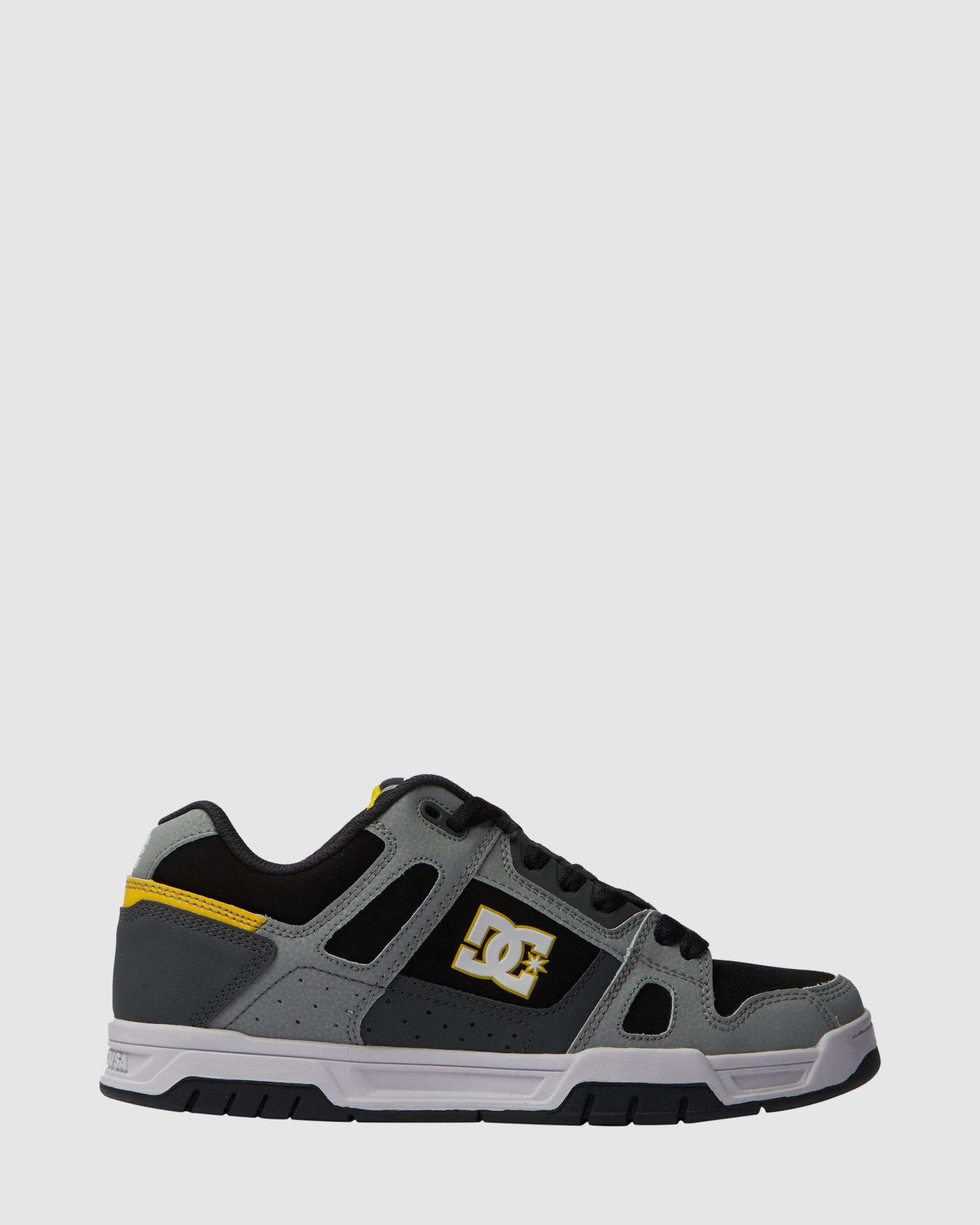 Men's Stag Shoes - GREY/YELLOW / 7 | DC Shoes