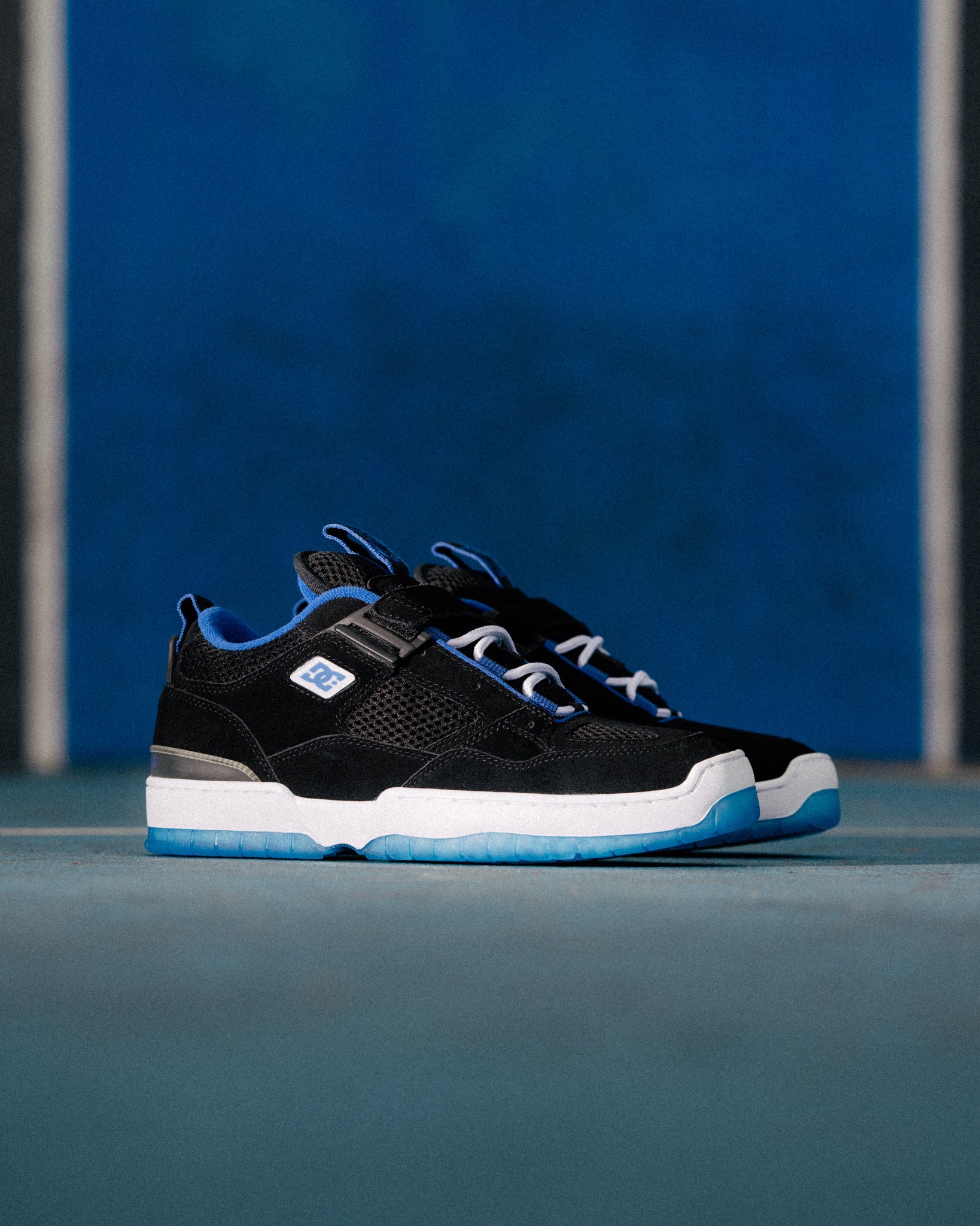 Mens JS 1 Skate Shoes - BLACK/ROYAL / 9 | DC Shoes