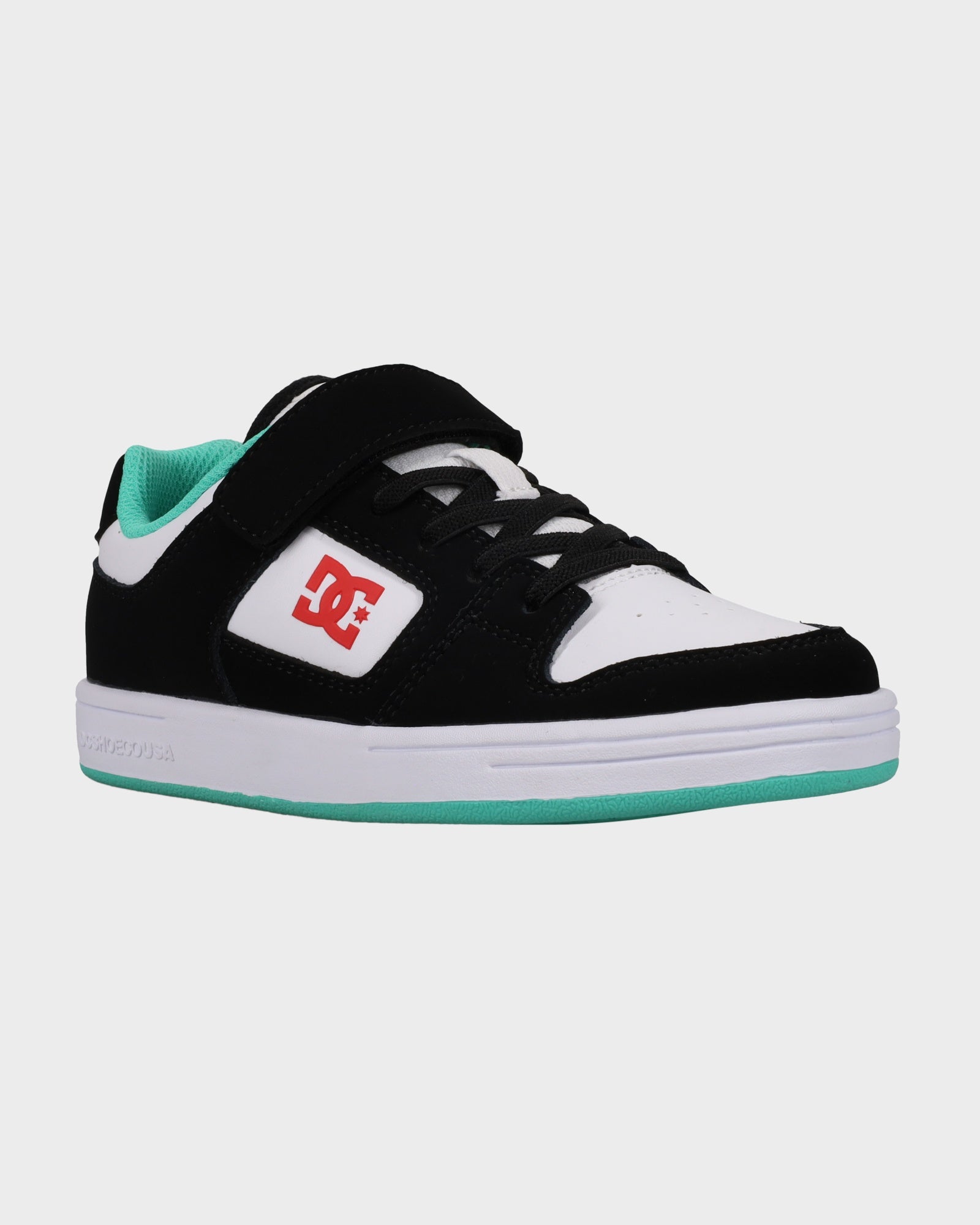 Kids Manteca V Skate Shoes BLACK/ORANGE/GREEN 11 DC Shoes