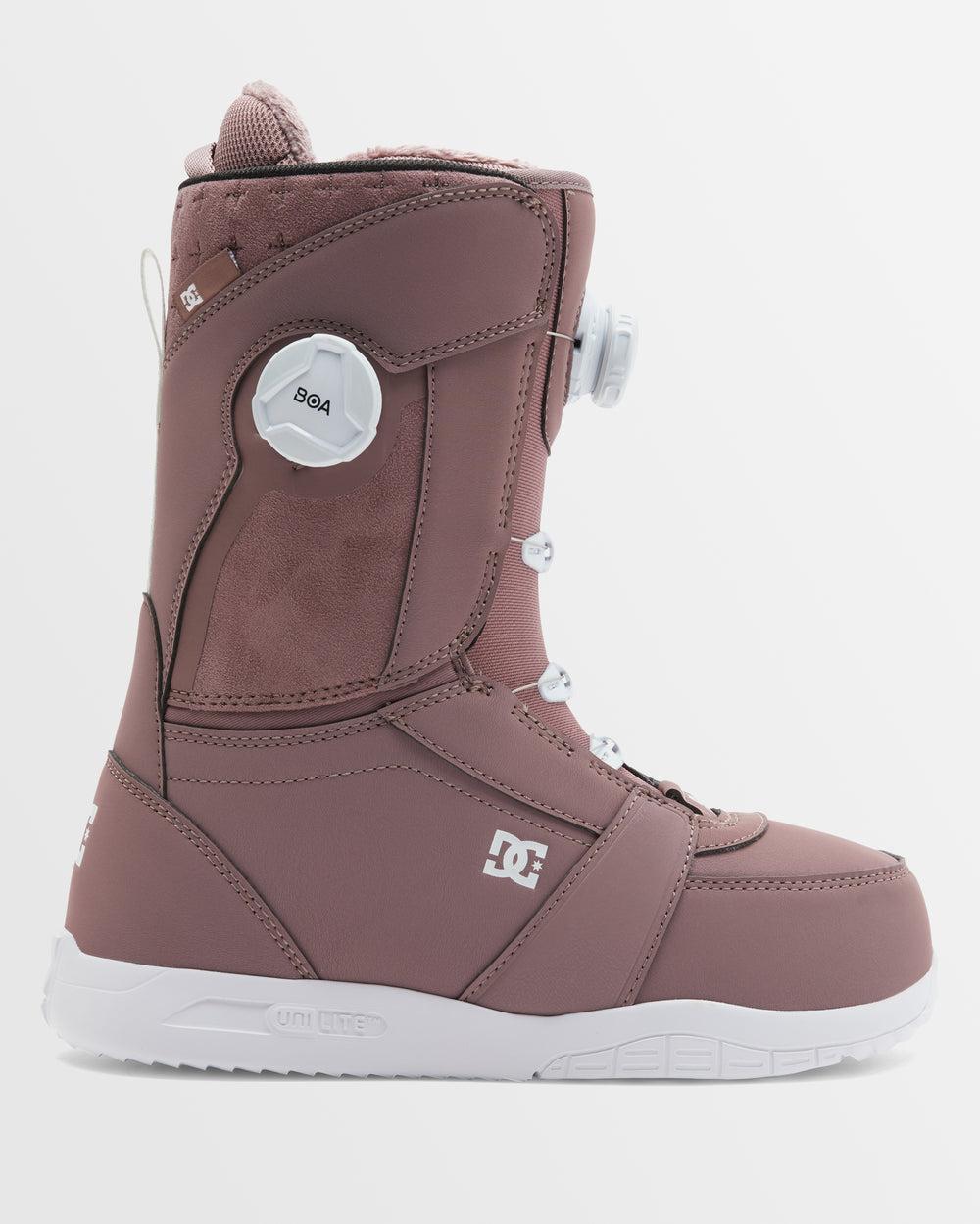 Bottes De Snowboard DC Shoes Lotus BOA Femme Blanc Taille 7 Neuf - Double BOA Isolé