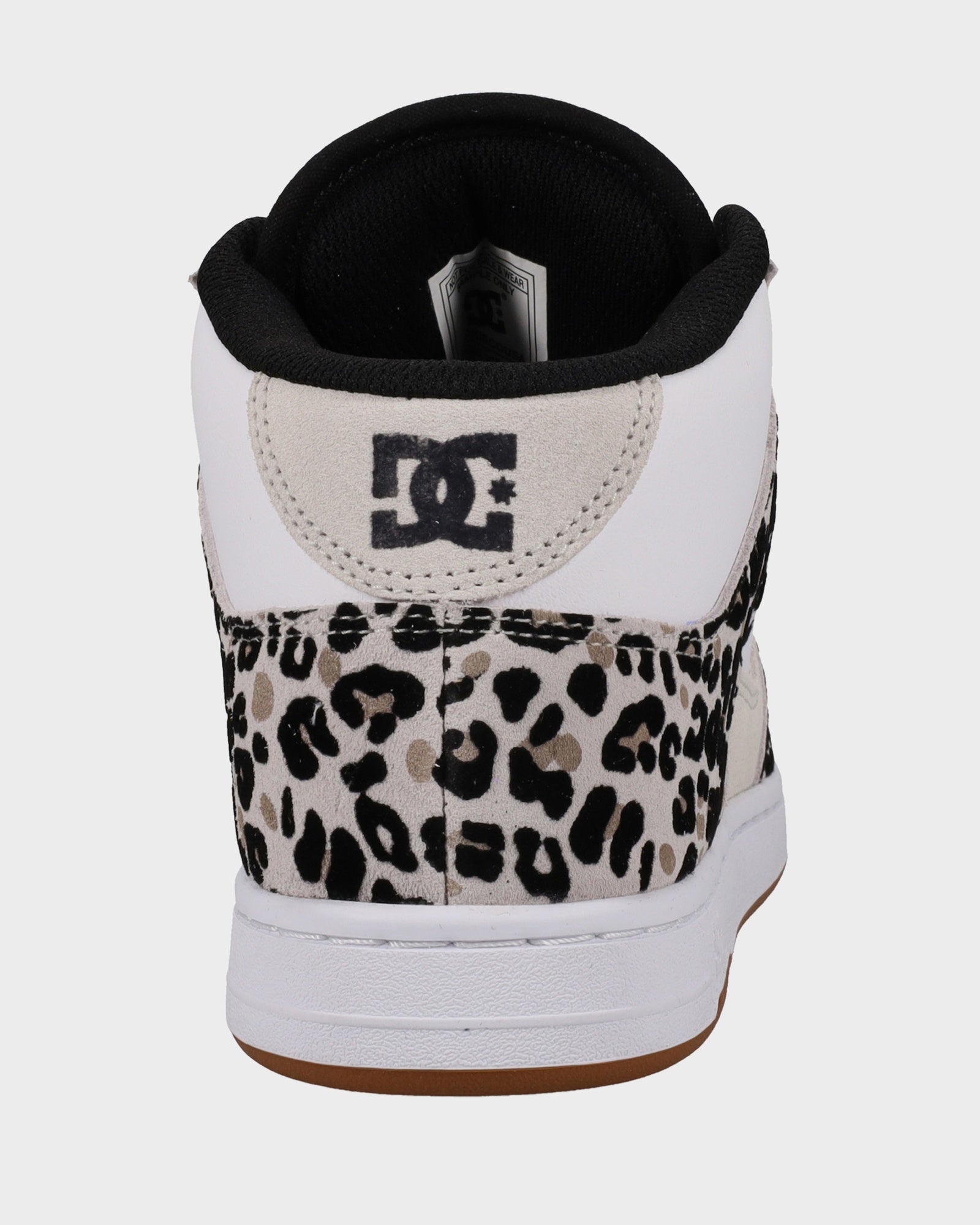 Womens Manteca LX Mid Skate Shoes LEOPARD PRINT DC Shoes