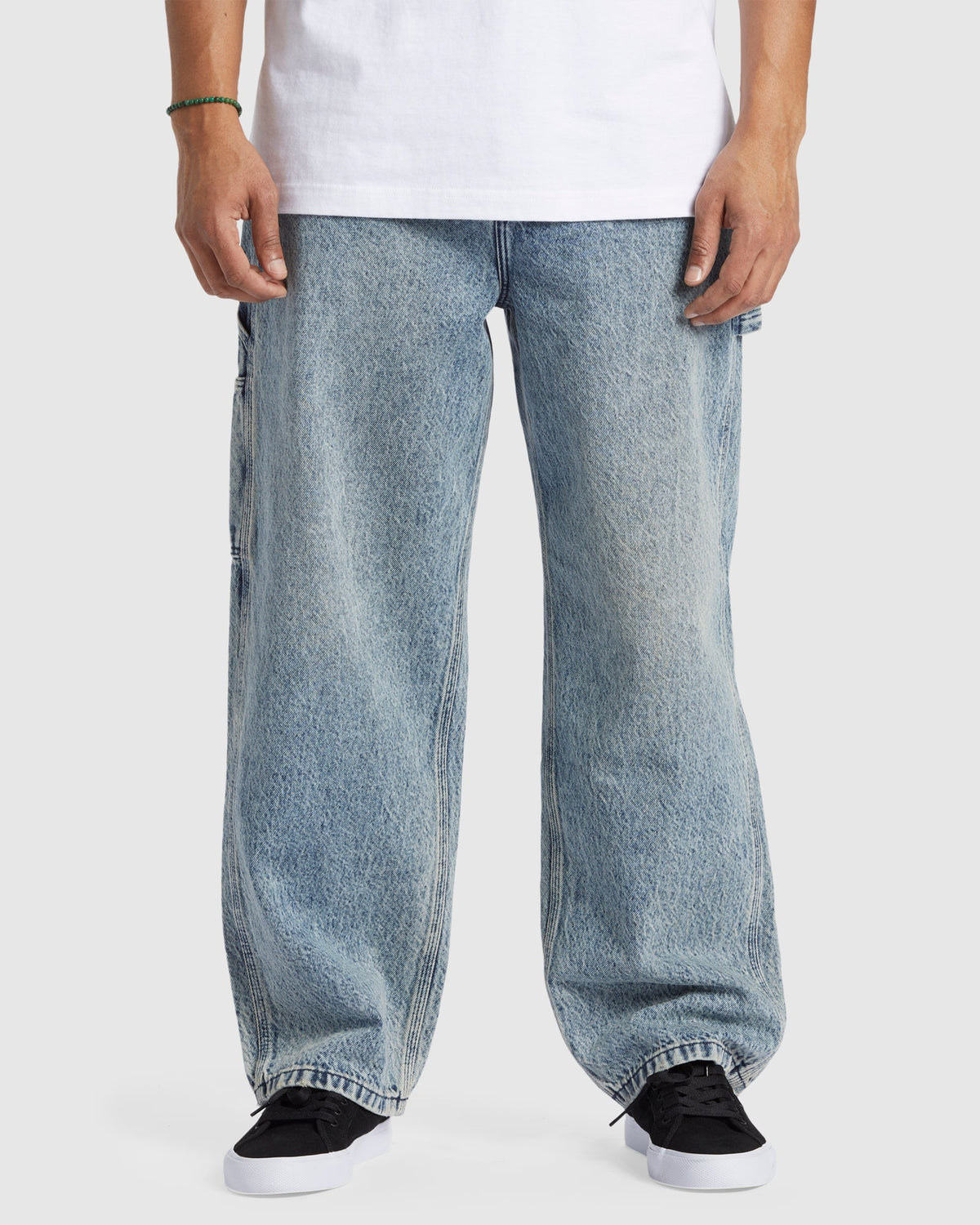 Mens Worker Baggy Carpenter RDI Denim Pants - DARK INDIGO / 2832 | DC Shoes