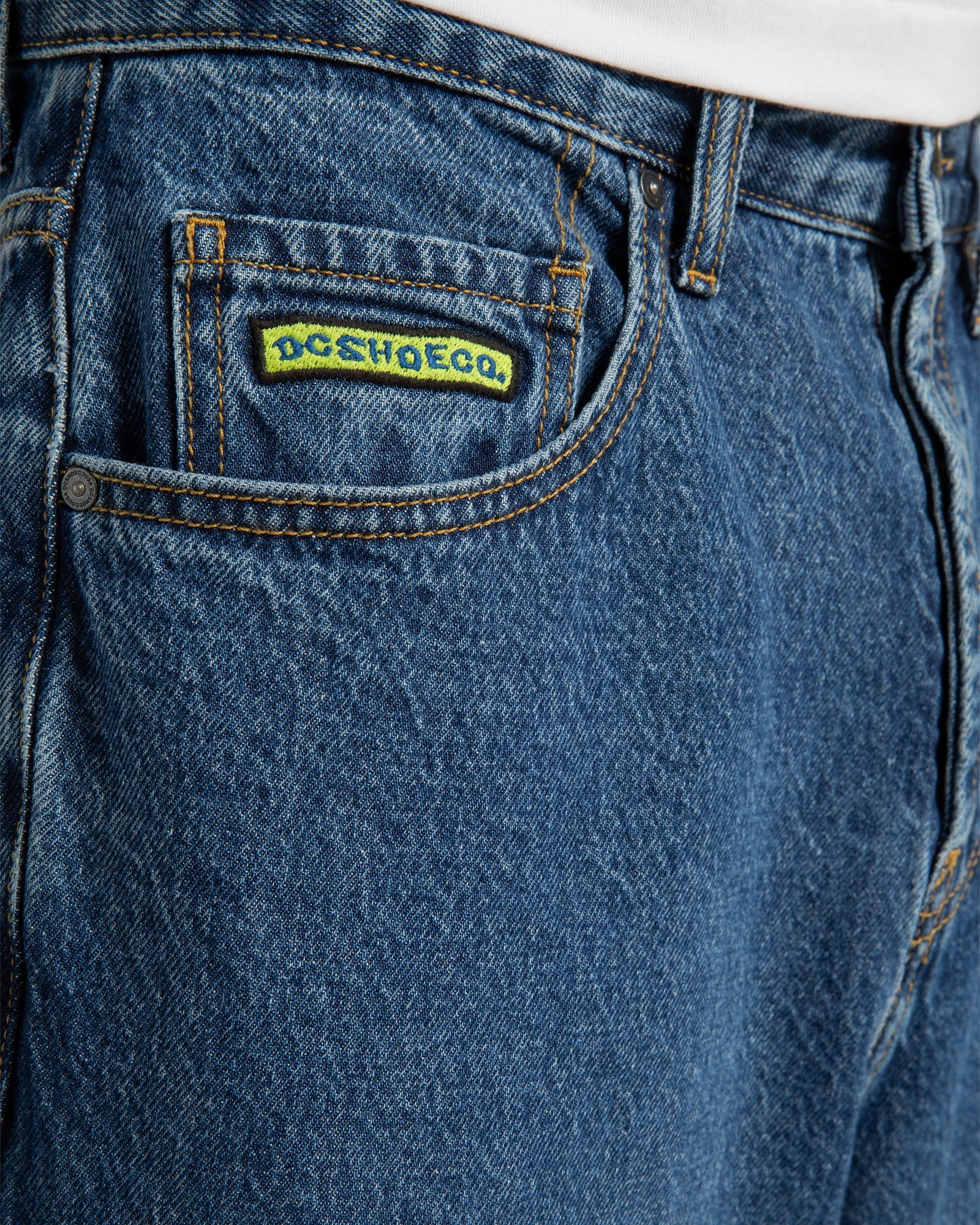 Mens Worker Baggy Relaxed Fit Jeans