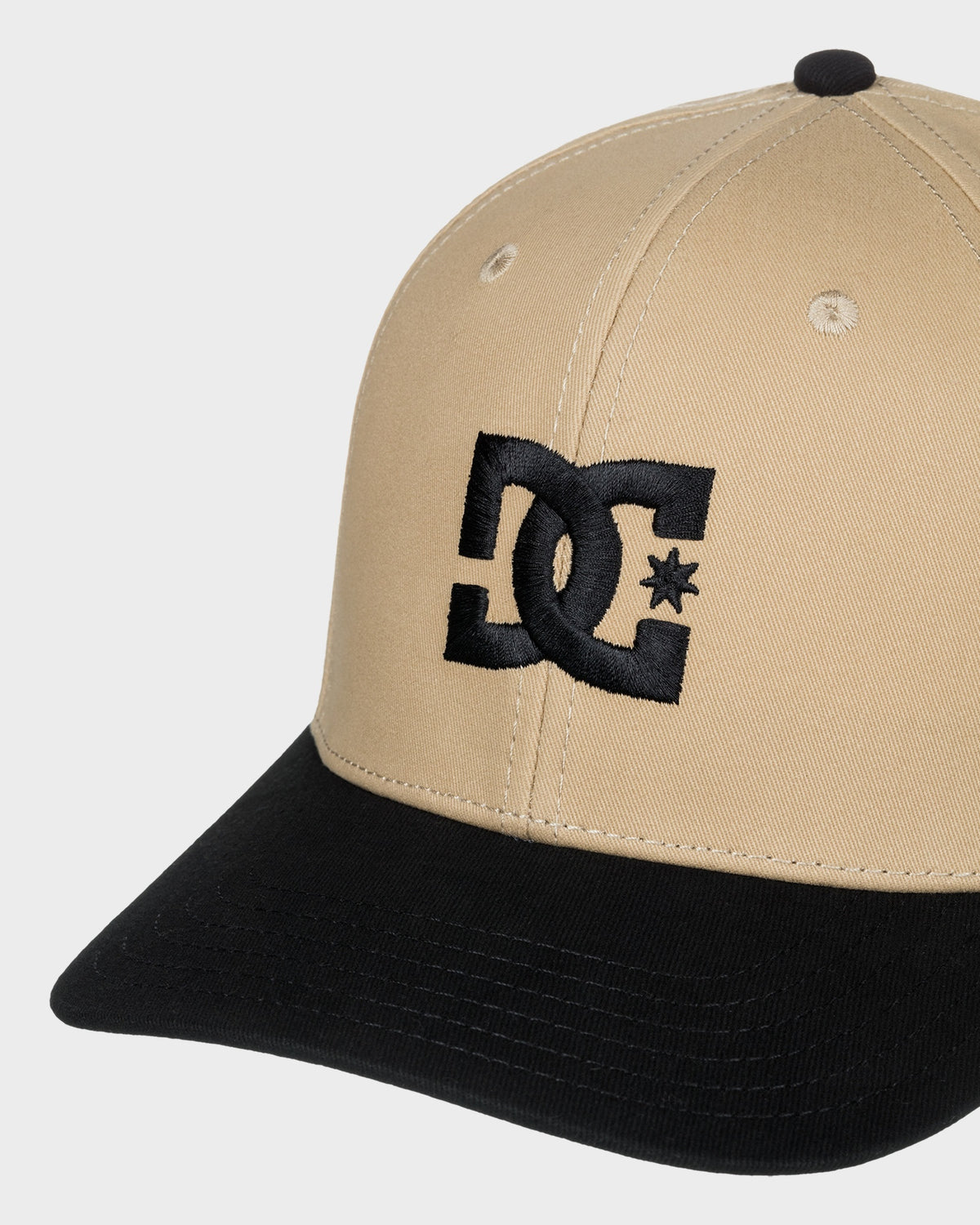 Mens DC Cap Star Flexfit Cap - CROCKERY/BLACK / S/M | DC Shoes