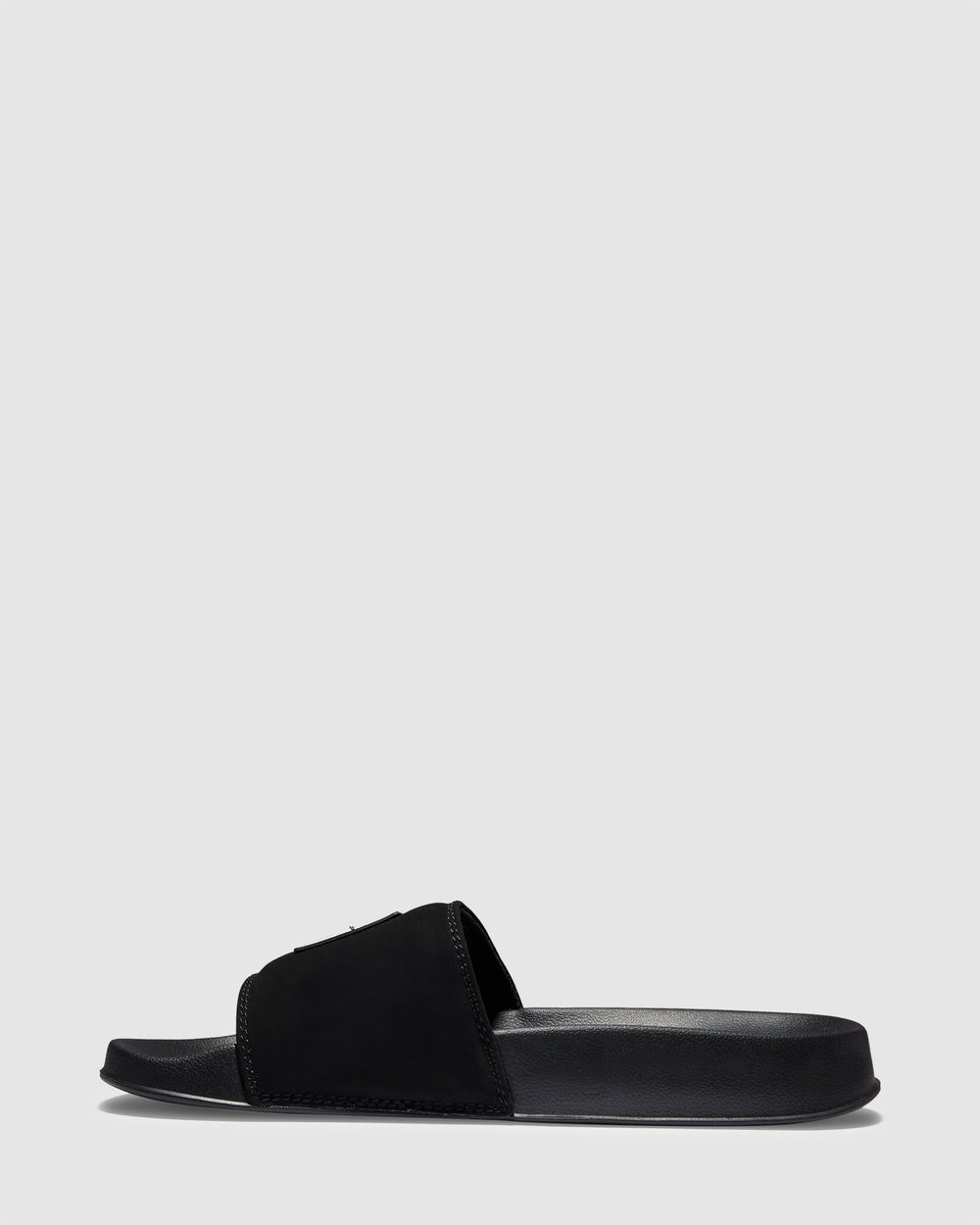 Mens DC Slides - BLACK/BLACK/WHITE / 6 | DC Shoes