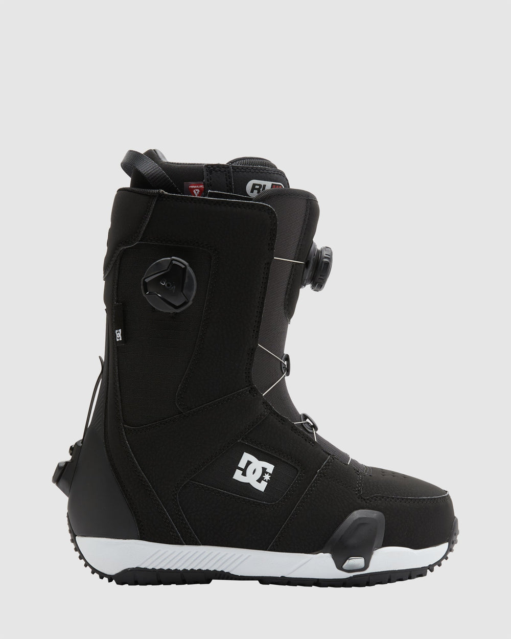 Mens Phase BOA Pro Step On Snowboard Boots - BLACK/BLACK/WHITE / 7 | DC ...