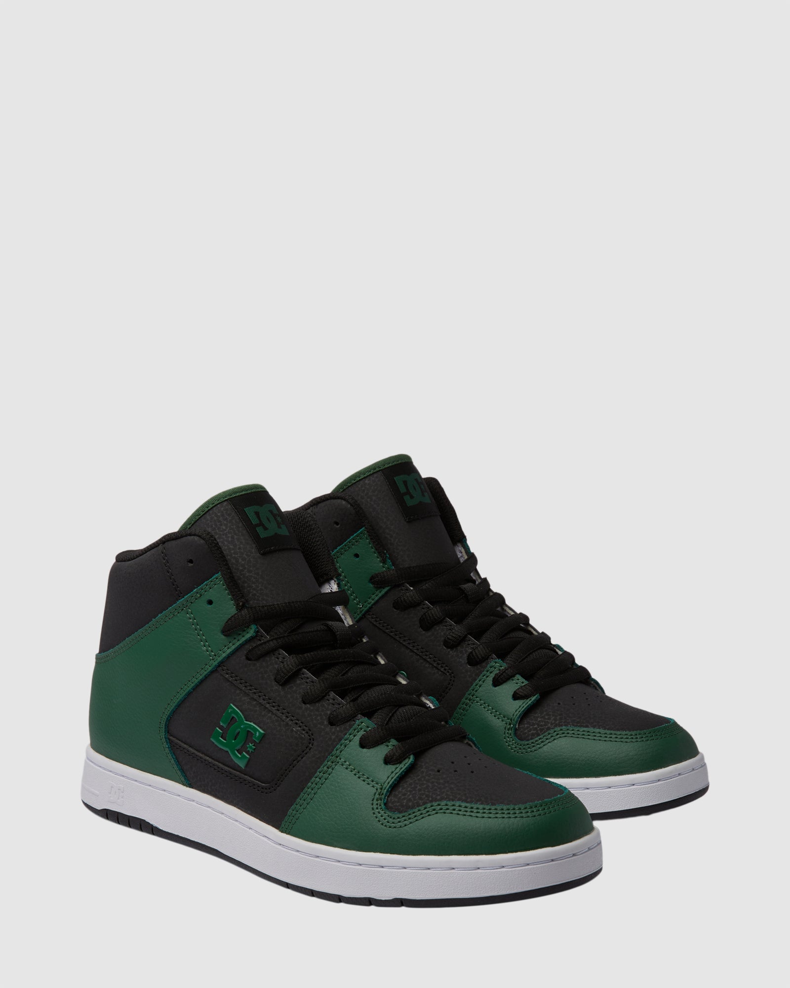 Mens Manteca HI Shoes BLACK/FOREST GREEN DC Shoes