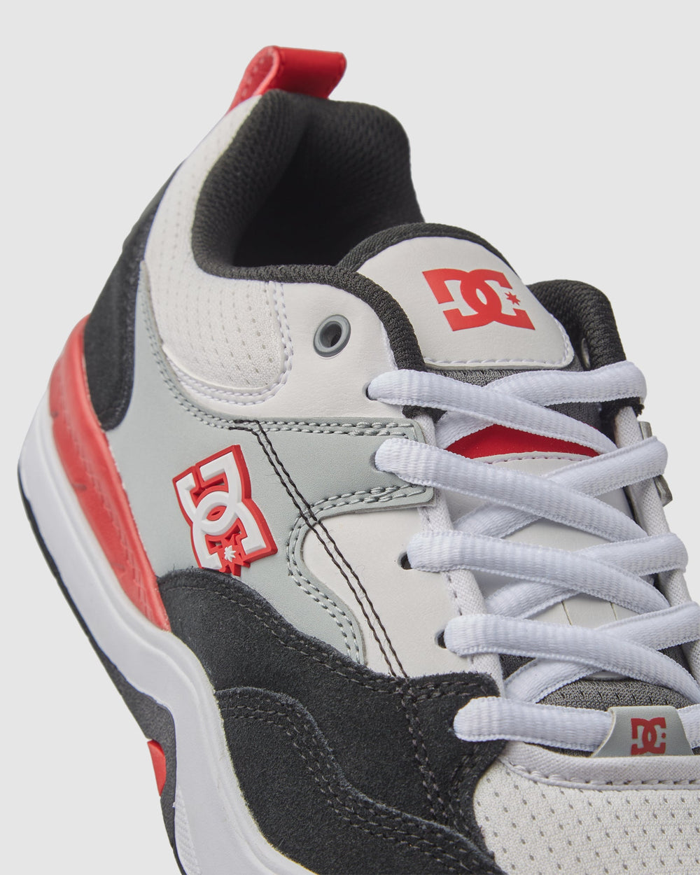 Mens DC Ascend Sneakers - BLACK/GREY/WHITE / 5 | DC Shoes