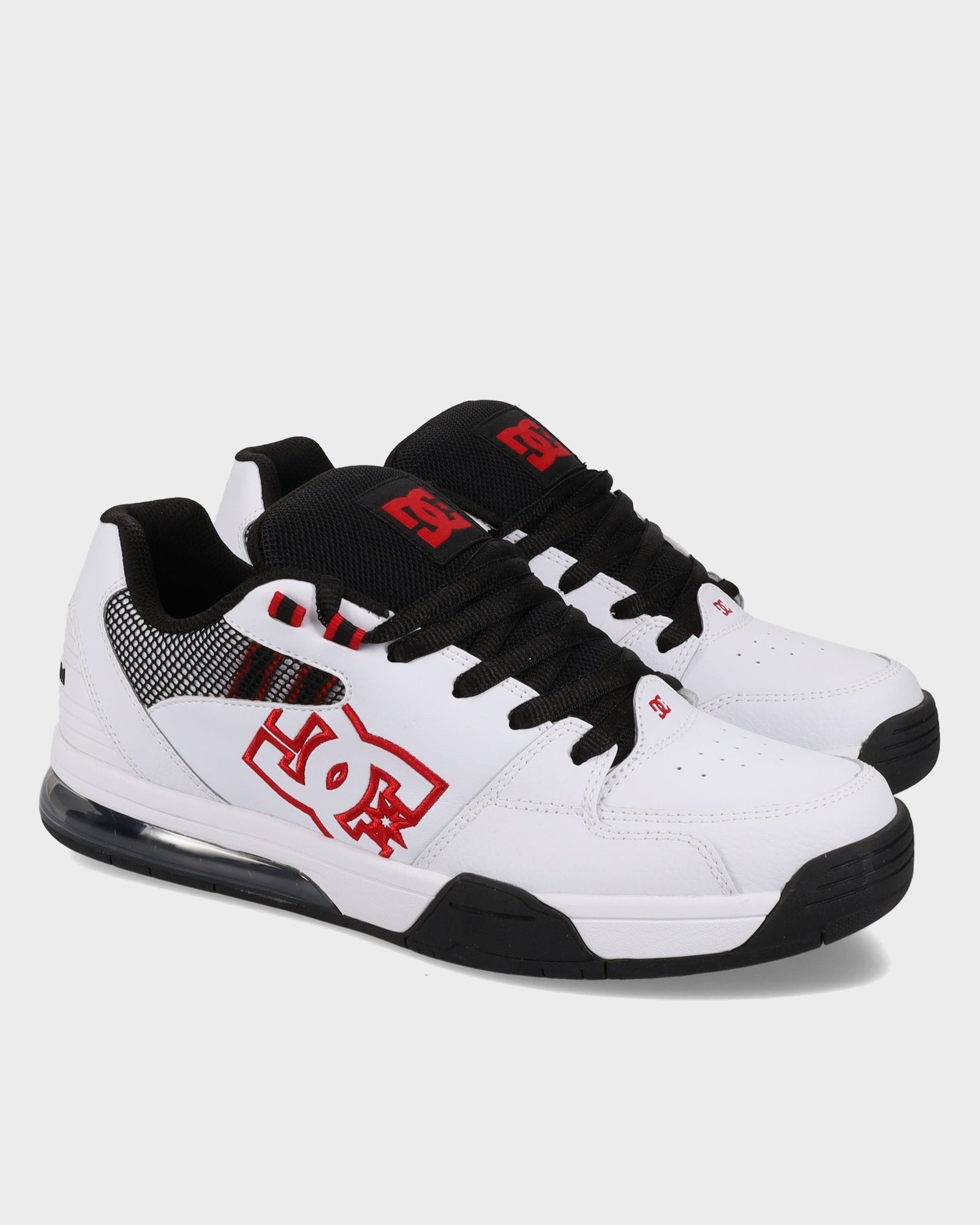 Mens Versatile Skate Shoes WHITE/BLACK/RED DC Shoes