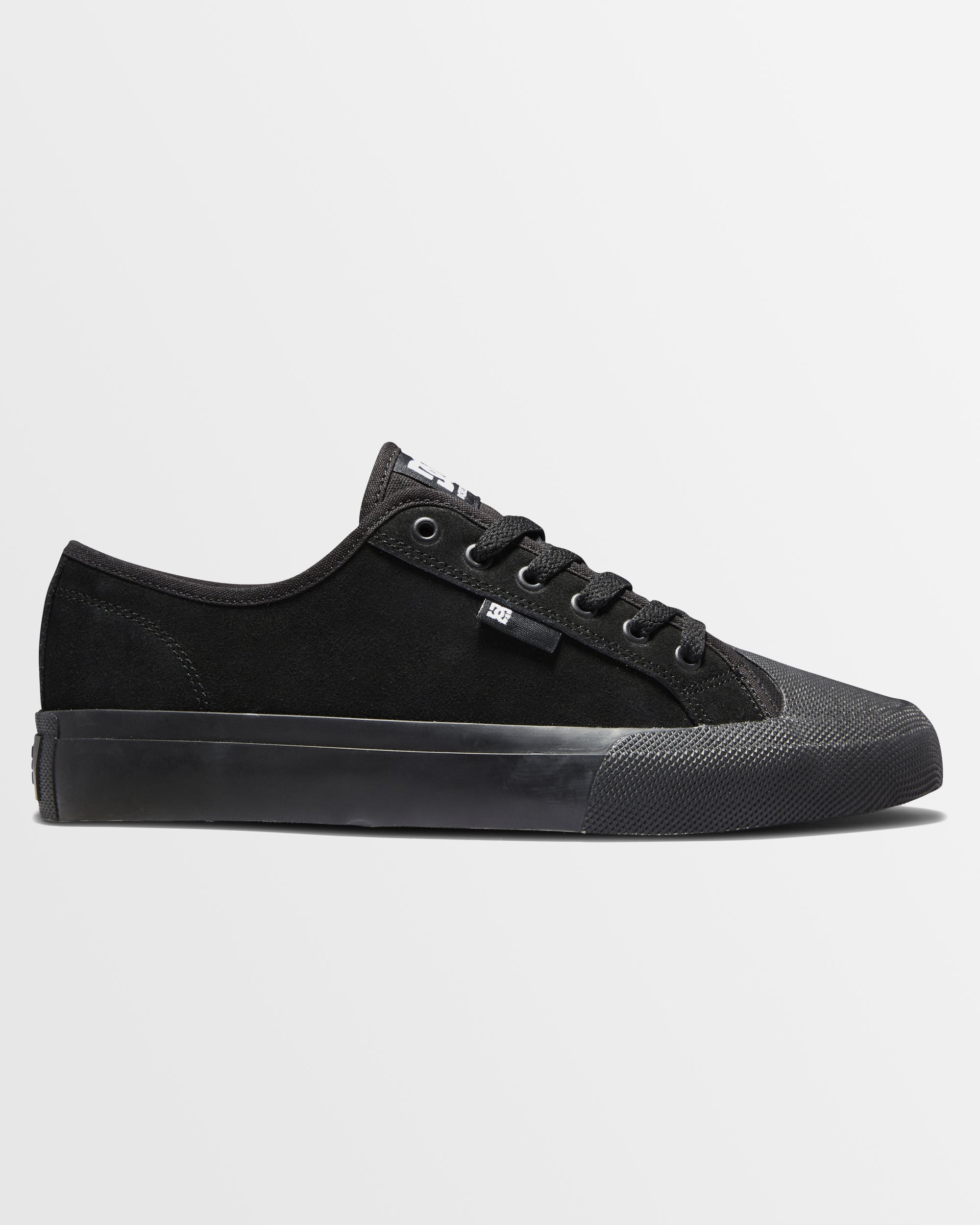 Men s Manual RT S Suede Skate Shoes BLACK 13 DC Shoes