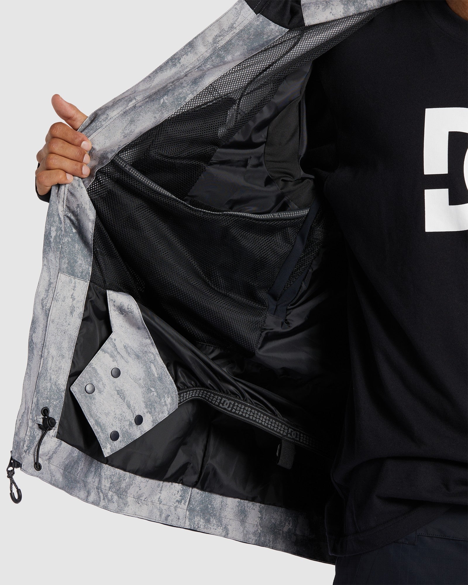 Command 45K Technical Snow Jacket GREY STONE S DC Shoes
