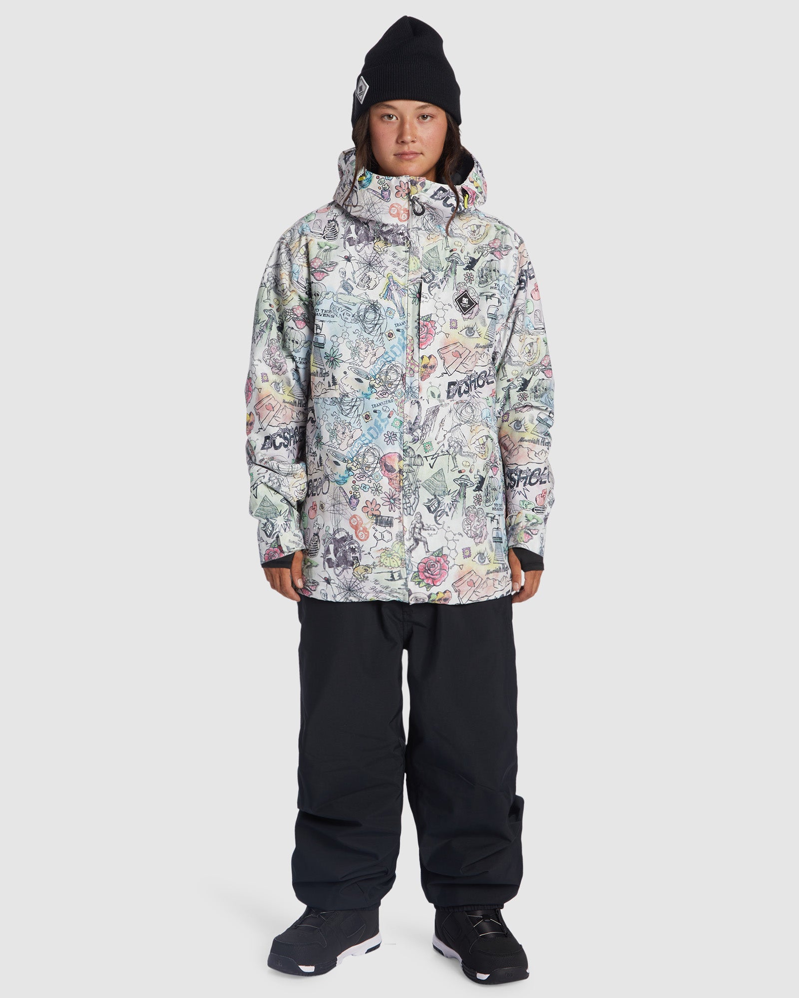 Men's Basis Print Snow Jacket