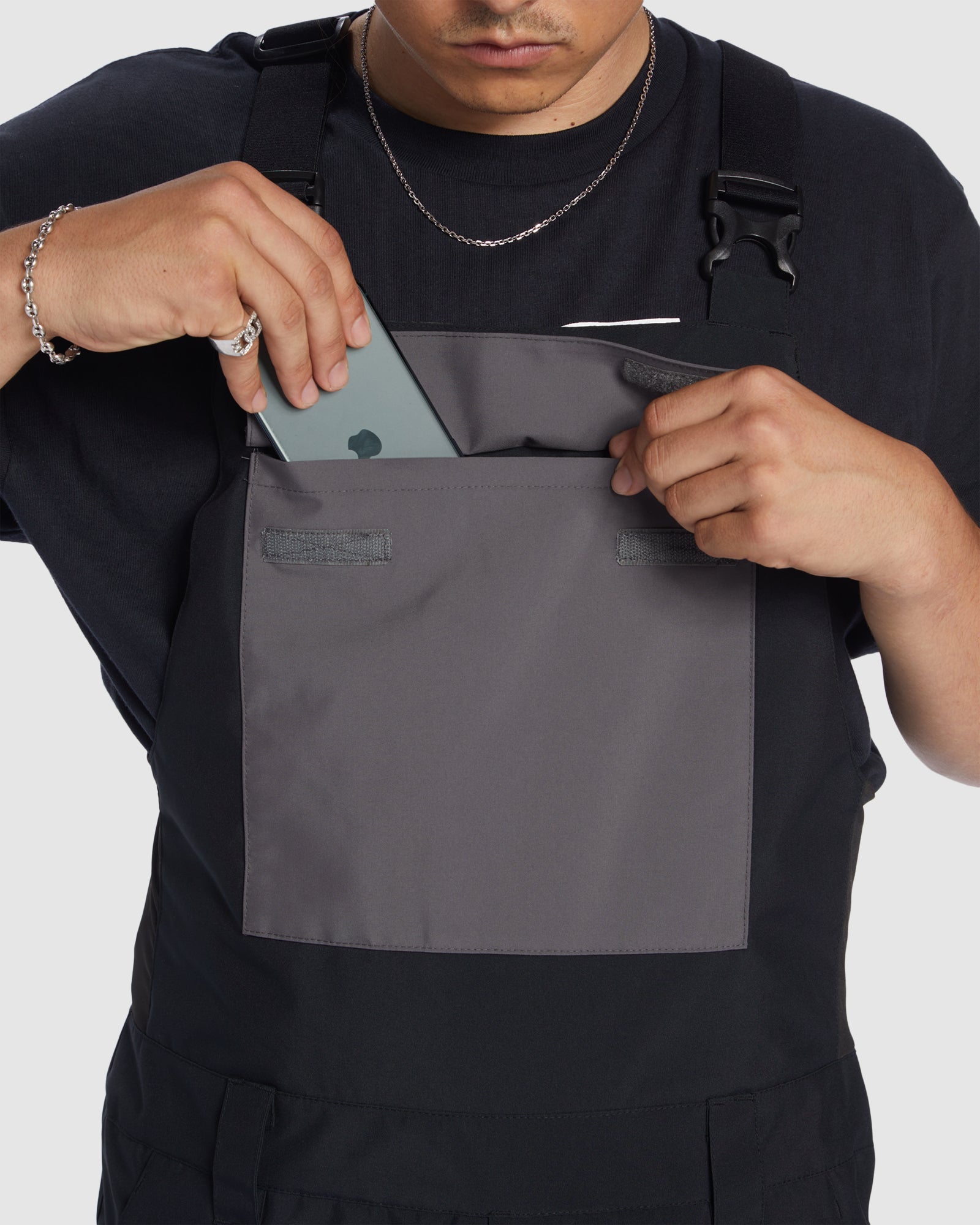 Mens Docile Bib Snow Pants - BLACK / XS | DC Shoes