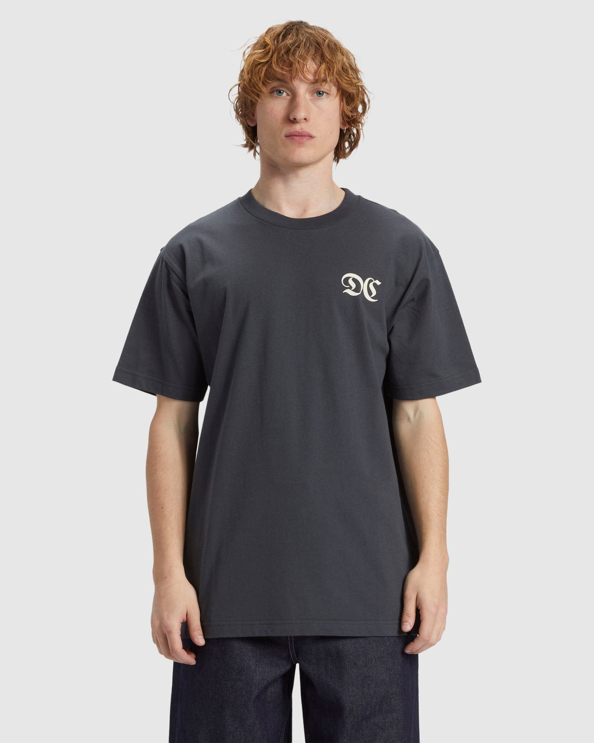 Mens The Issue Heritage Short Sleeve T-Shirt - EBONY / S | DC Shoes