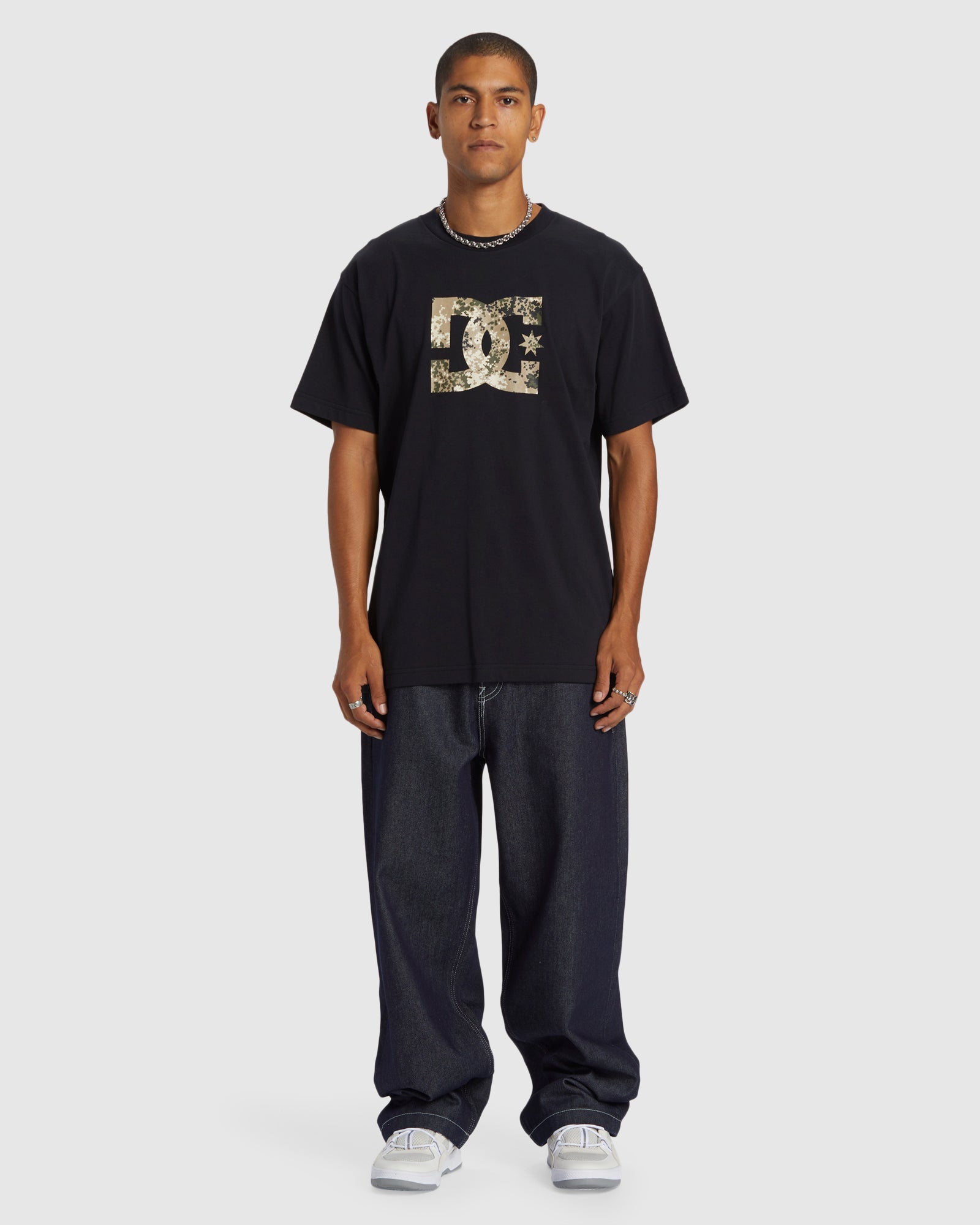 Mens DC Star Fill Heritage Short Sleeve T-Shirt